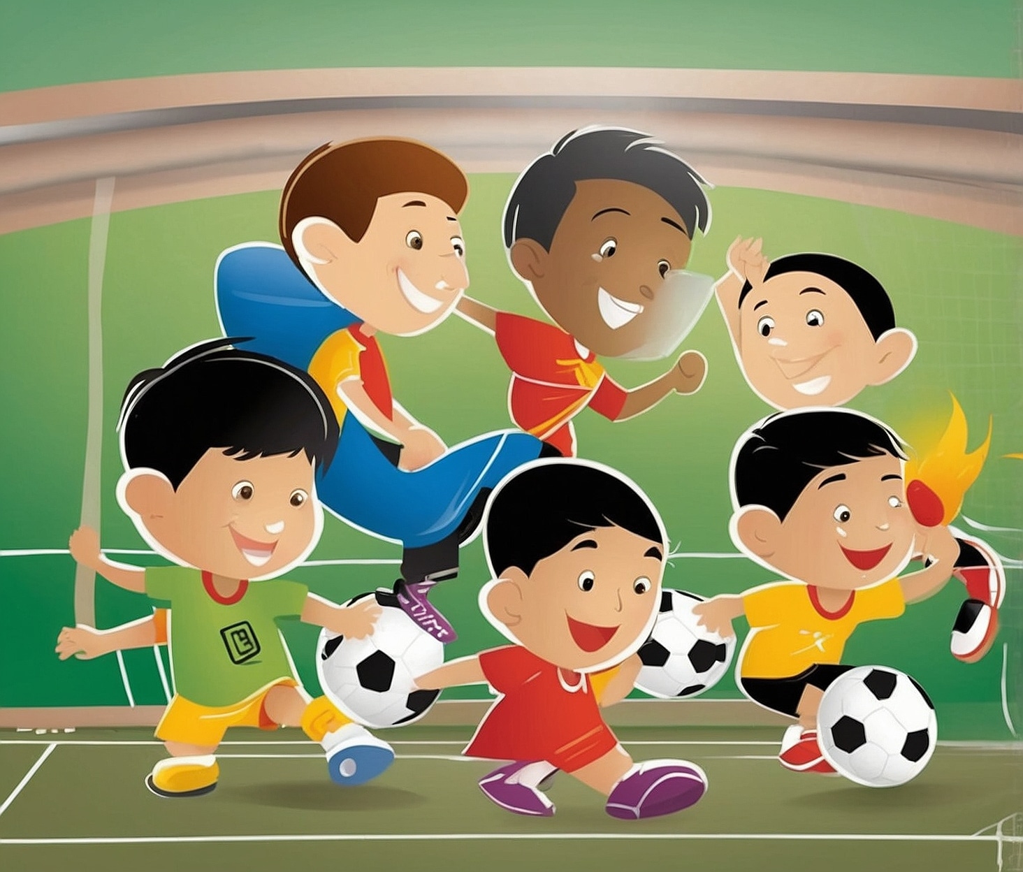 Estilo y seguridad en el fútbol infantil